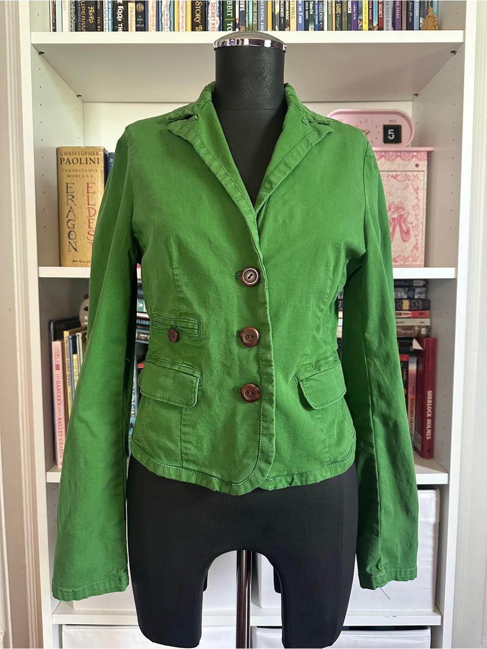 Daughters of the revolution, bright green blazer